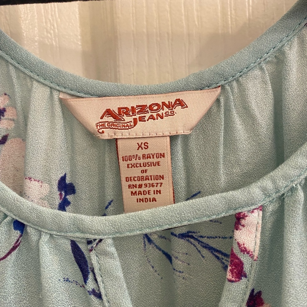 Arizona floral cold shoulder long sleeve blouse - Picture 5 of 6